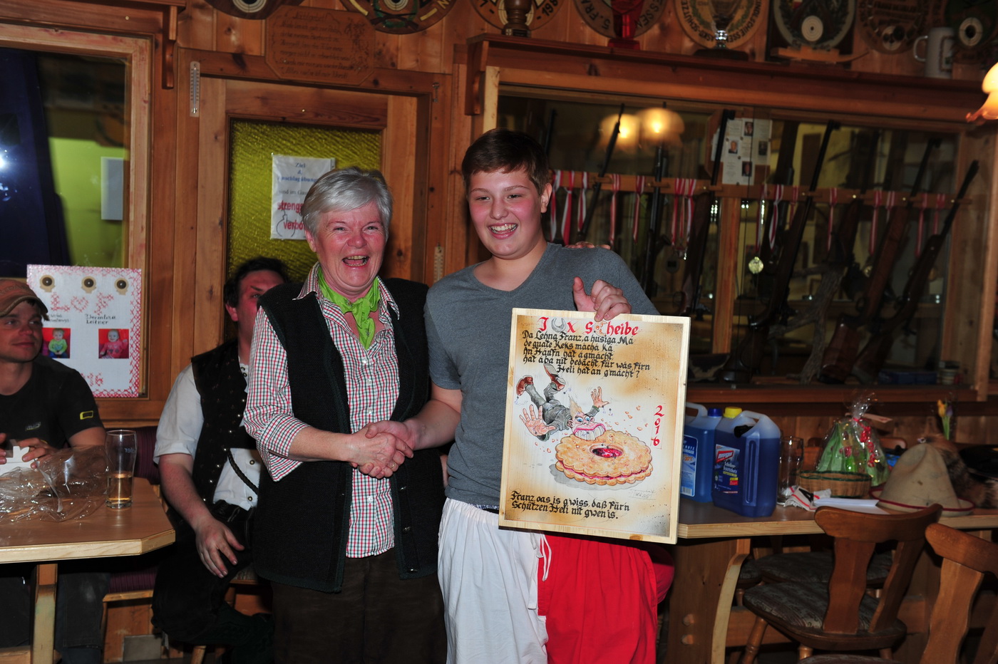 Juxscheibe Gewinnerin Gerlinde